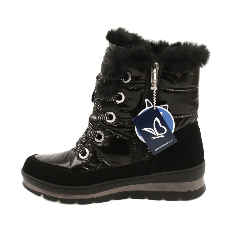 Ženske crne snježne čizme s membranom Caprice 9-26226-29 019 crna 2