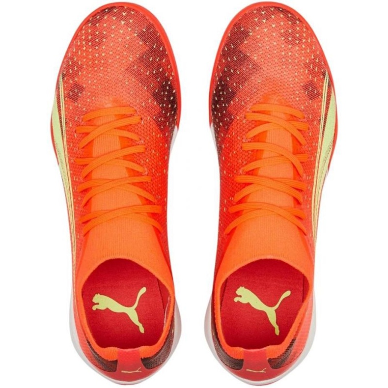 Puma Ultra Match Tt M 106903 03 tenisice za nogomet crvena naranče i crvene 1