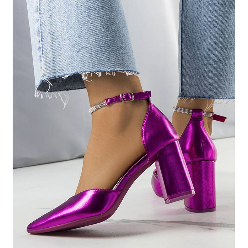 BM Ružičaste cipele s Leighton kubičnim cirkonijem ružičasta 1