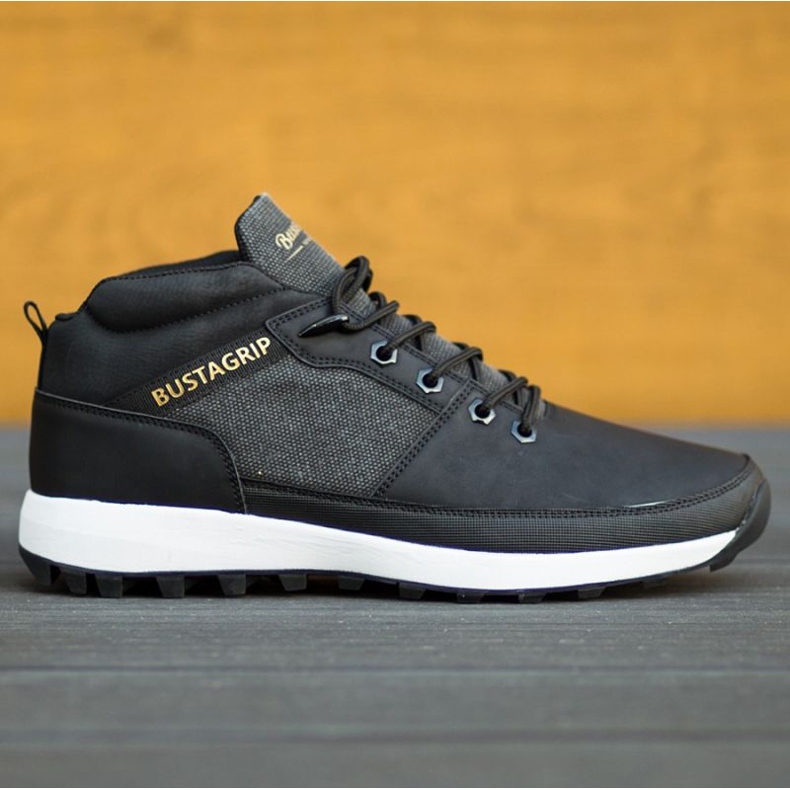 Kožne tenisice cipele Trax Bustagrip M MRM7A crna 1