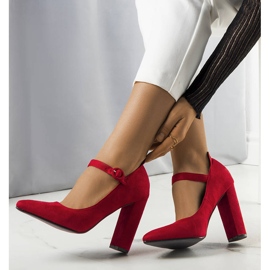 BM Crvene salonke s kajzer remenom crvena 1