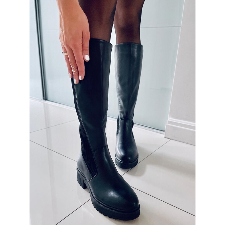 BM Jahaće čizme s fleksibilnim Harley Black gornjištem crno 1