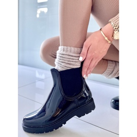 BM Ženske galoše kratke Jodhpur čizme Essence Black crno 2
