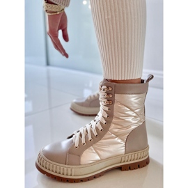 BM Tenisice na vezanje Aileen Beis bež 2