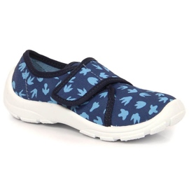 Befado Jr BEF39 papuče na čičak za vrtić plava 2