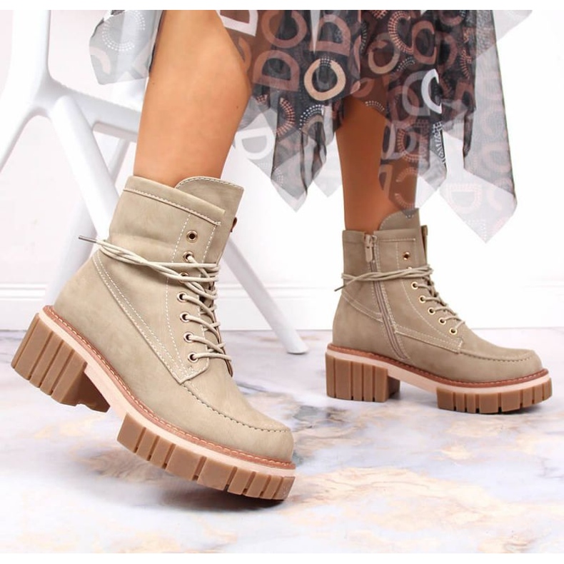 Radničke izolirane čizme Jezzi W JEZ366 bež 1