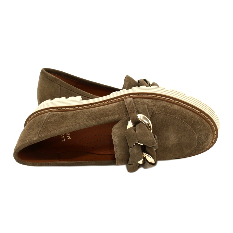 Ženske cipele s ukrasnim ukrasom laura messi 2523 zelena 4