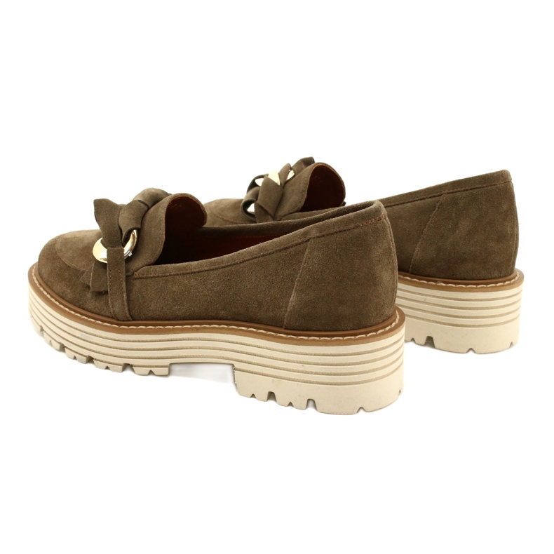 Ženske cipele s ukrasnim ukrasom laura messi 2523 zelena 3