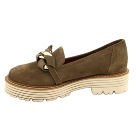 Ženske cipele s ukrasnim ukrasom laura messi 2523 zelena 1