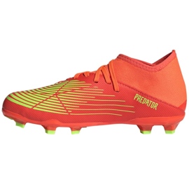 Adidas Predator Edge.3 Fg Jr GW0980 tenisice za nogomet crvena narančaste i crvene 1