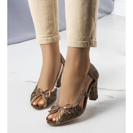 PA1 Smeđe cipele s visokom petom iz Lavre smeđa bakar 1