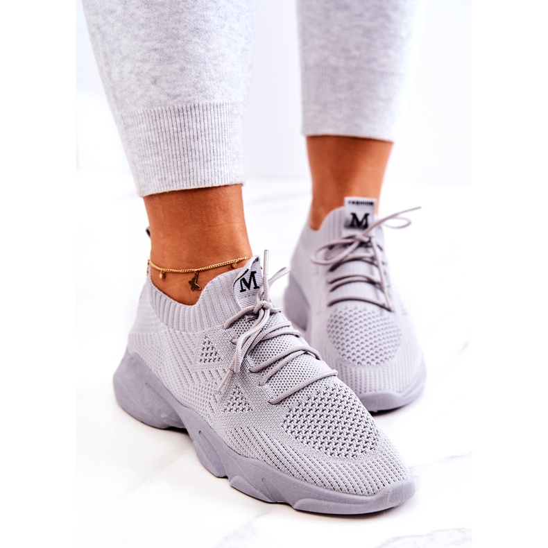 PS1 Sportske cipele Tenisice od tkanine Sivi Nolene siva 3