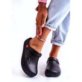 Lagane ženske papuče Kroks Big Star II275001 crne crno 2