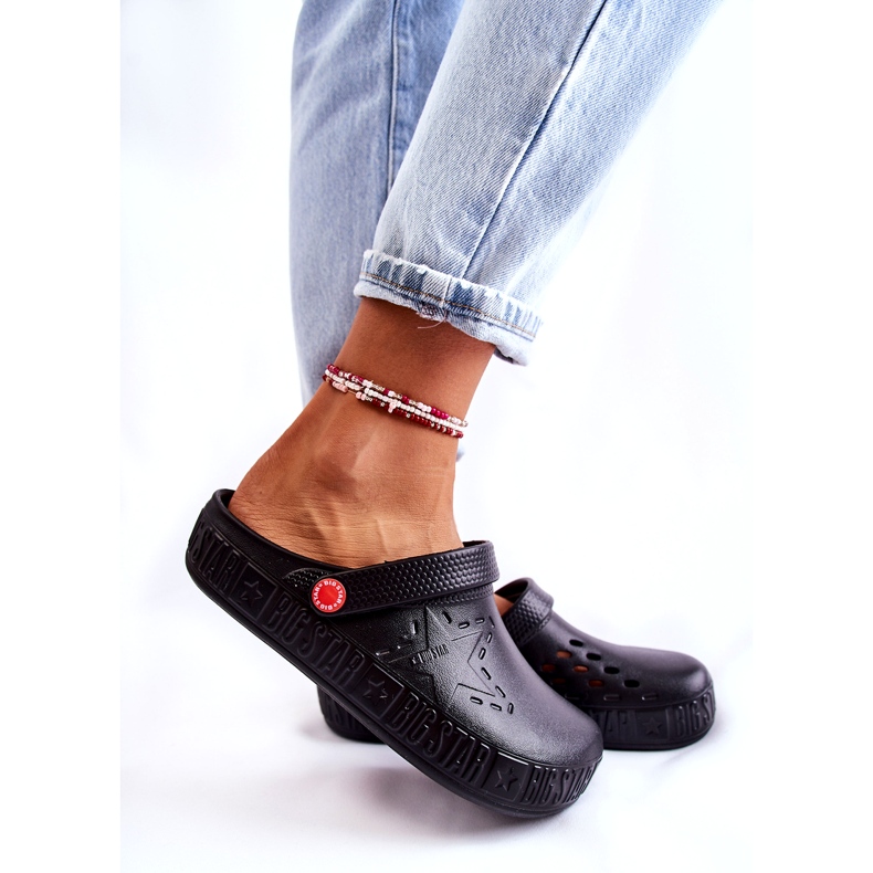 Lagane ženske papuče Kroks Big Star II275001 crne crna 1