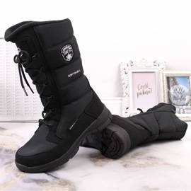Black American Club vodootporne čizme za snijeg crno 7