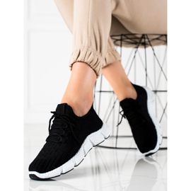 SHELOVET Crne sportske tenisice crna 1