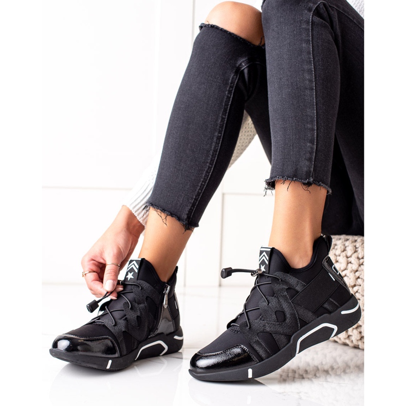 VINCEZA Slip-On sportska obuća crna 1