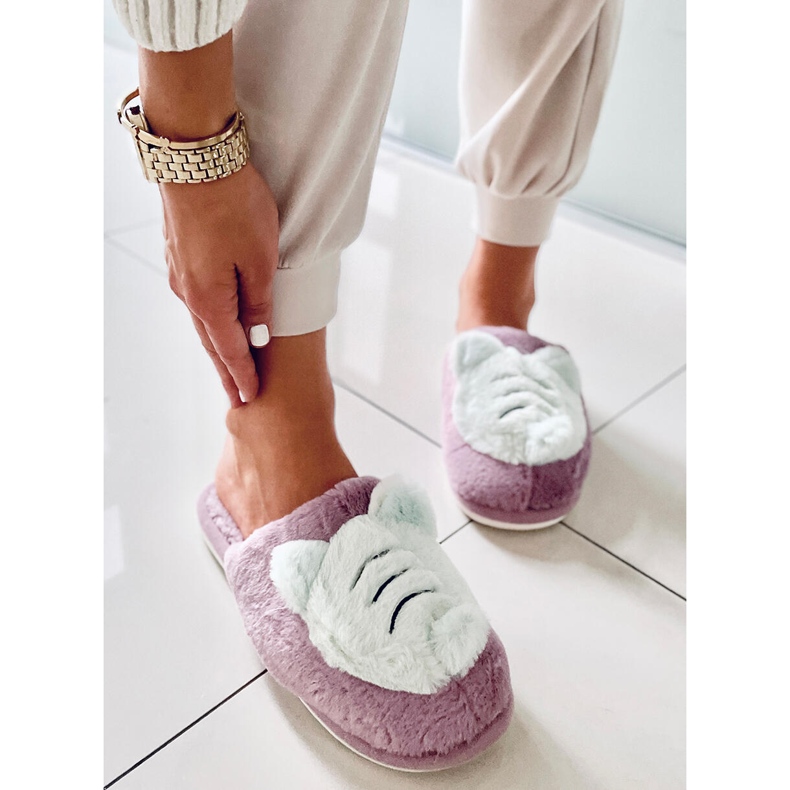 PA1 Ženske papuče Pearl Purple ljubičasta raznobojna 2