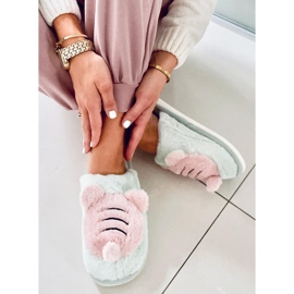 PA1 Ženske papuče Pearl Mint zelena ružičasta 1