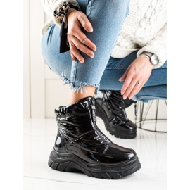 Čizme za snijeg na platformi VINCEZA crna 2