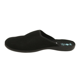 Muške samtaste papuče Adanex crne crna 2