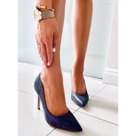 PA1 Halsey Blue ženske štikle s preljevima mornarsko plava plava raznobojna 2