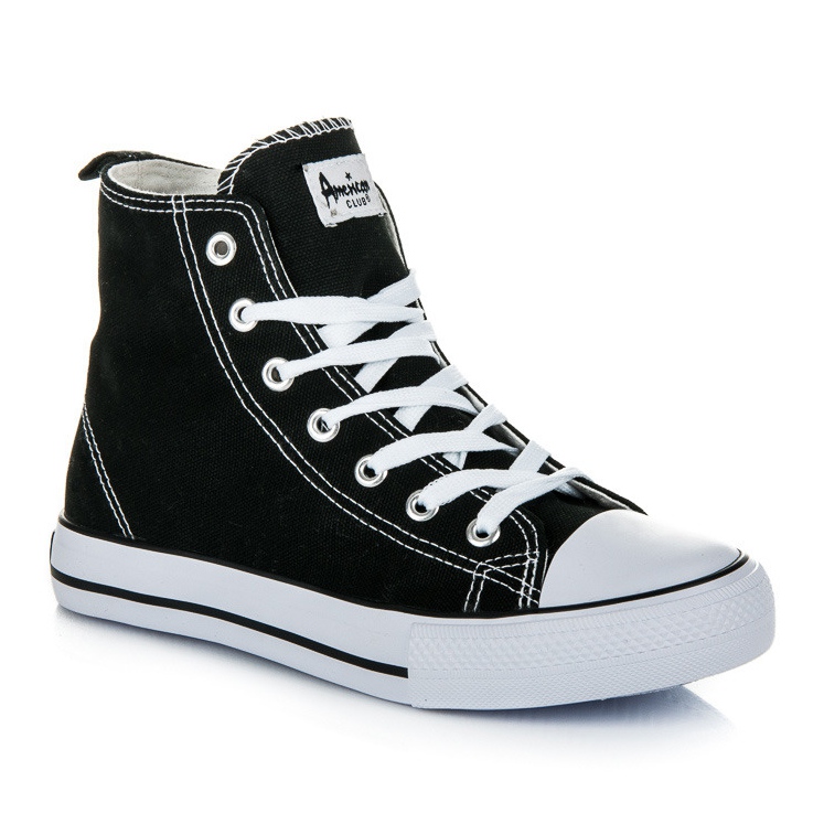 American Club Ženske tenisice iznad gležnja crna 1