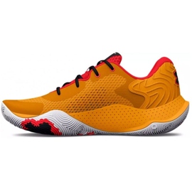Under Armour Spawn 4 M 3024971 800 košarkaške tenisice višebojan narančaste i crvene 1
