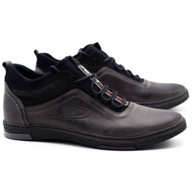 Polbut Muške zimske čizme K27F, sive crna 2