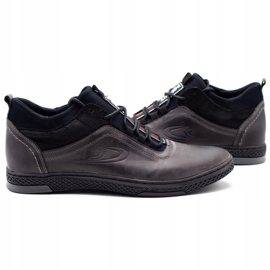 Polbut Muške zimske čizme K27F, sive crno 3