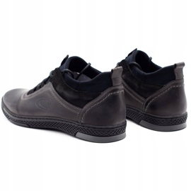 Polbut Muške zimske čizme K27F, sive crna 4