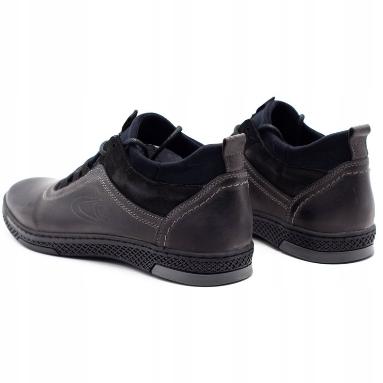 Polbut Muške zimske čizme K27F, sive crna 4