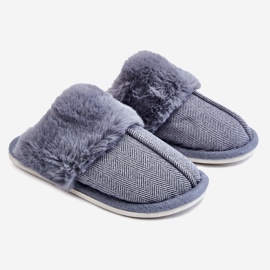 Muške izolirane papuče tamnoplave Marcus plava 1