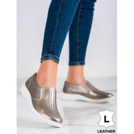 Kylie Zlatne kožne cipele zlatni 2