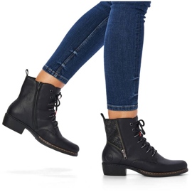 Udobne izolirane čizme Rieker W RKR485A crna 1