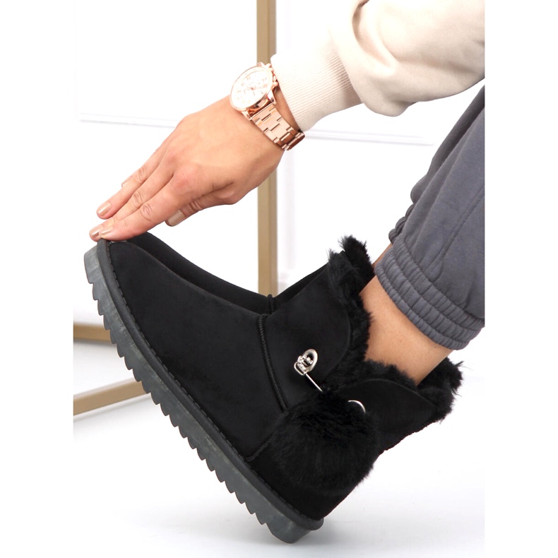 Ženske Emusy čizme za snijeg crne crno 3