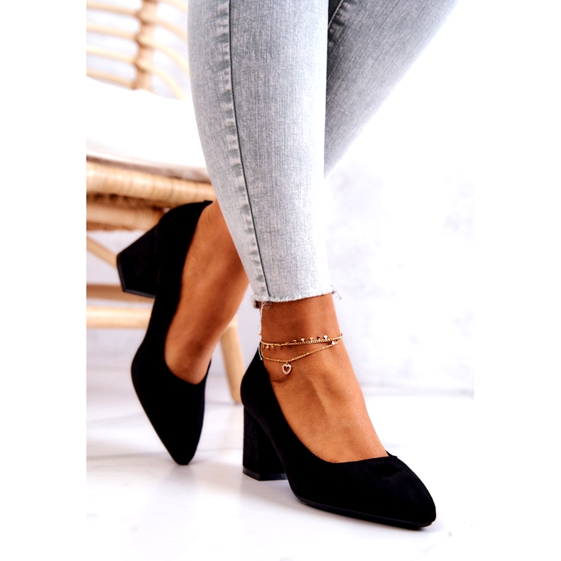 Suede cipele Sergio Leone PB411 crne crna 4