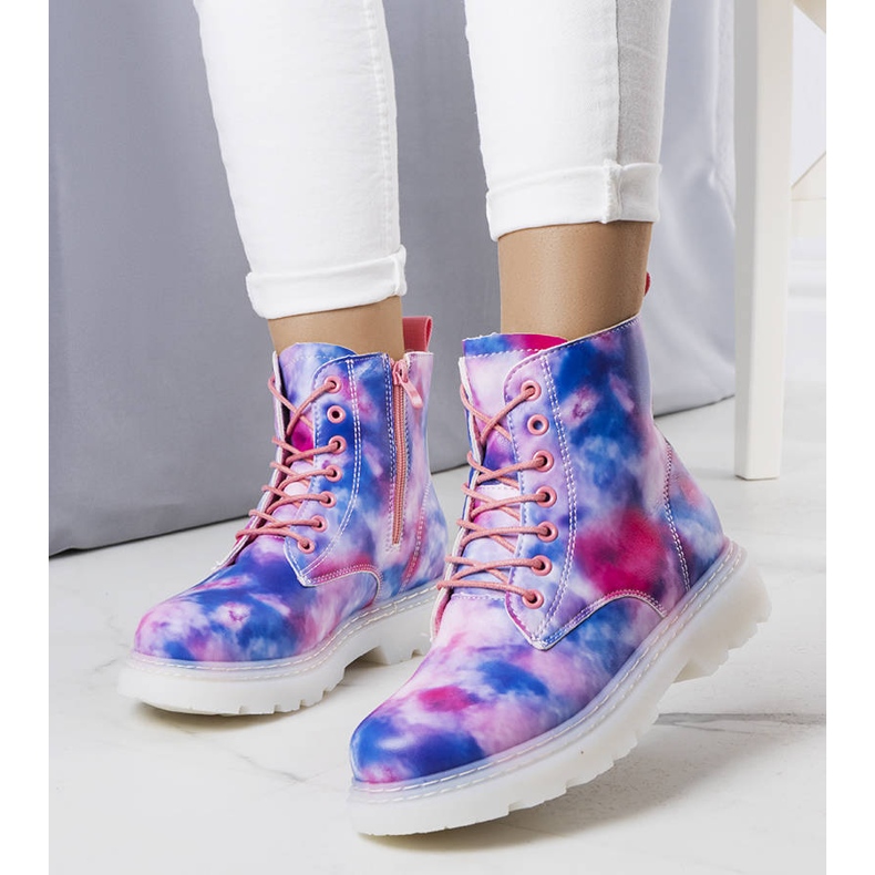 Šarene izolirane čizme iz Amarela plava 1