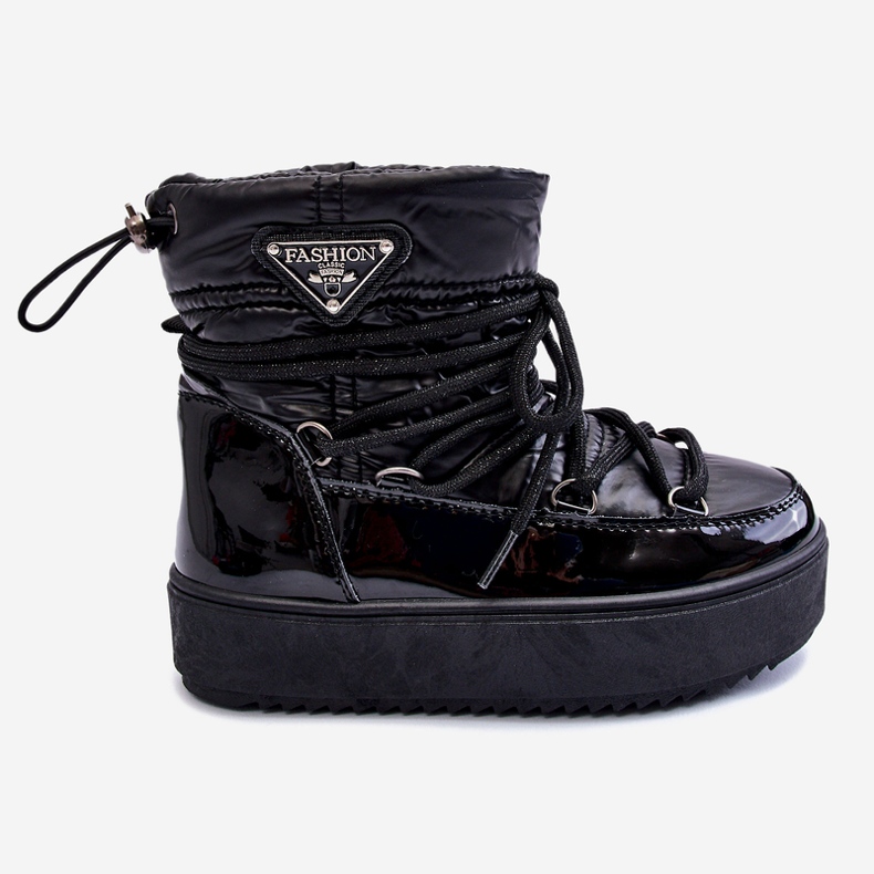 Dječje izolirane čizme za snijeg Black Colina crna 2