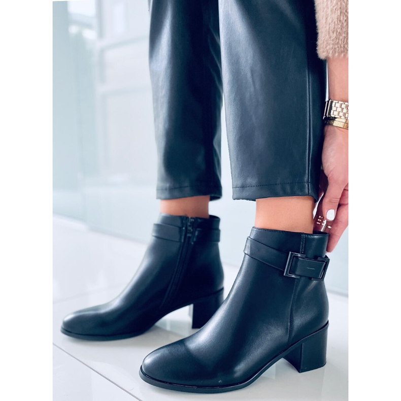 BM Dolores crne čizme na visoku petu crno 2