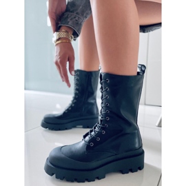 BM Knight crne čizme na vezanje crna 1