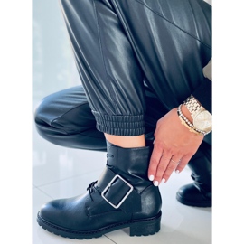 BM Čizme na vezanje Billy Black crna 1