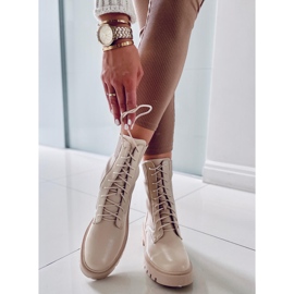 BM Čizme s elastičnim Cass Beige gornjištem bež 2