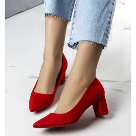 BM Demiki crvene cipele s visokom petom crvena 1