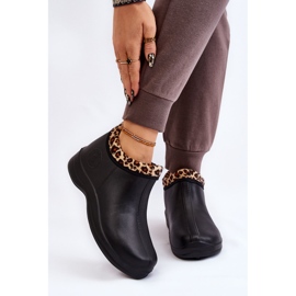 PM2 Ženske čizme za kišu Warm Spots Black Izera crno 1