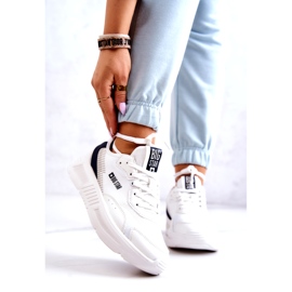 Modne tenisice Sportske cipele Big Star JJ274596 Bijela tamnoplava 5