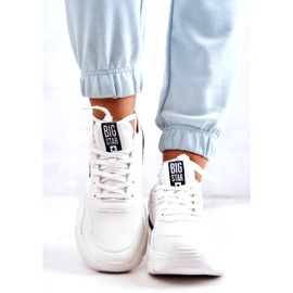 Modne tenisice Sportske cipele Big Star JJ274596 Bijela mornarsko plava 4