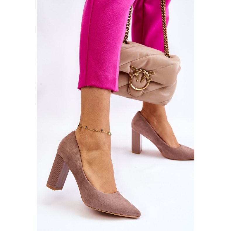 Antilop cipele na modne bež Estellia pete 2