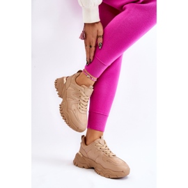 PG1 Klasične sportske cipele na tamno bež Bowie platformi 2