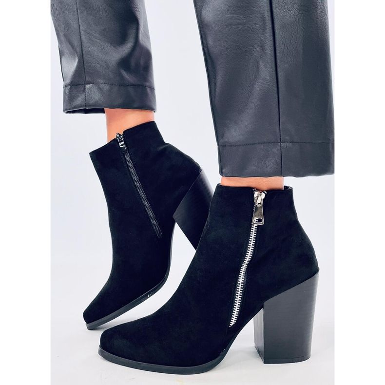 Čizme od cigle sa širokim potpeticama TX-1873 Narančasta crvena 2